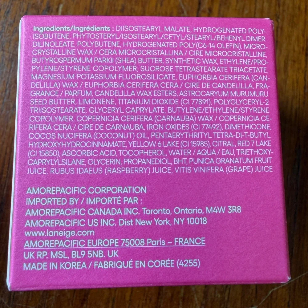 LANEIGE x Baskin Robbins Lip Sleeping Mask Rainbow Sherbet 20g Limited Edition